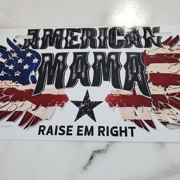 AMERICAN MAMA License Plate - Picture 3 of 5